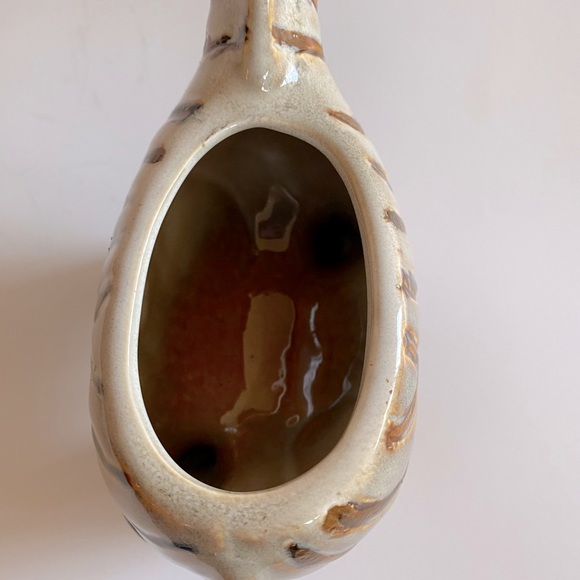 Ceramic Zebra Brown Planter - Picture 6 of 8